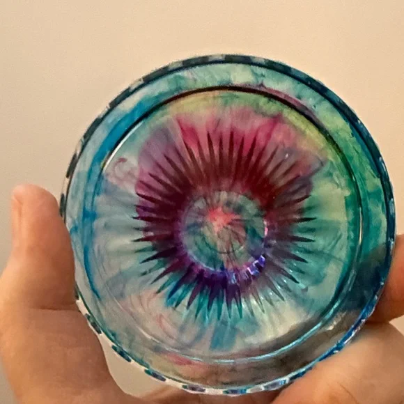 Unique Resin A Colorful Art Jar - Picture 4 of 14